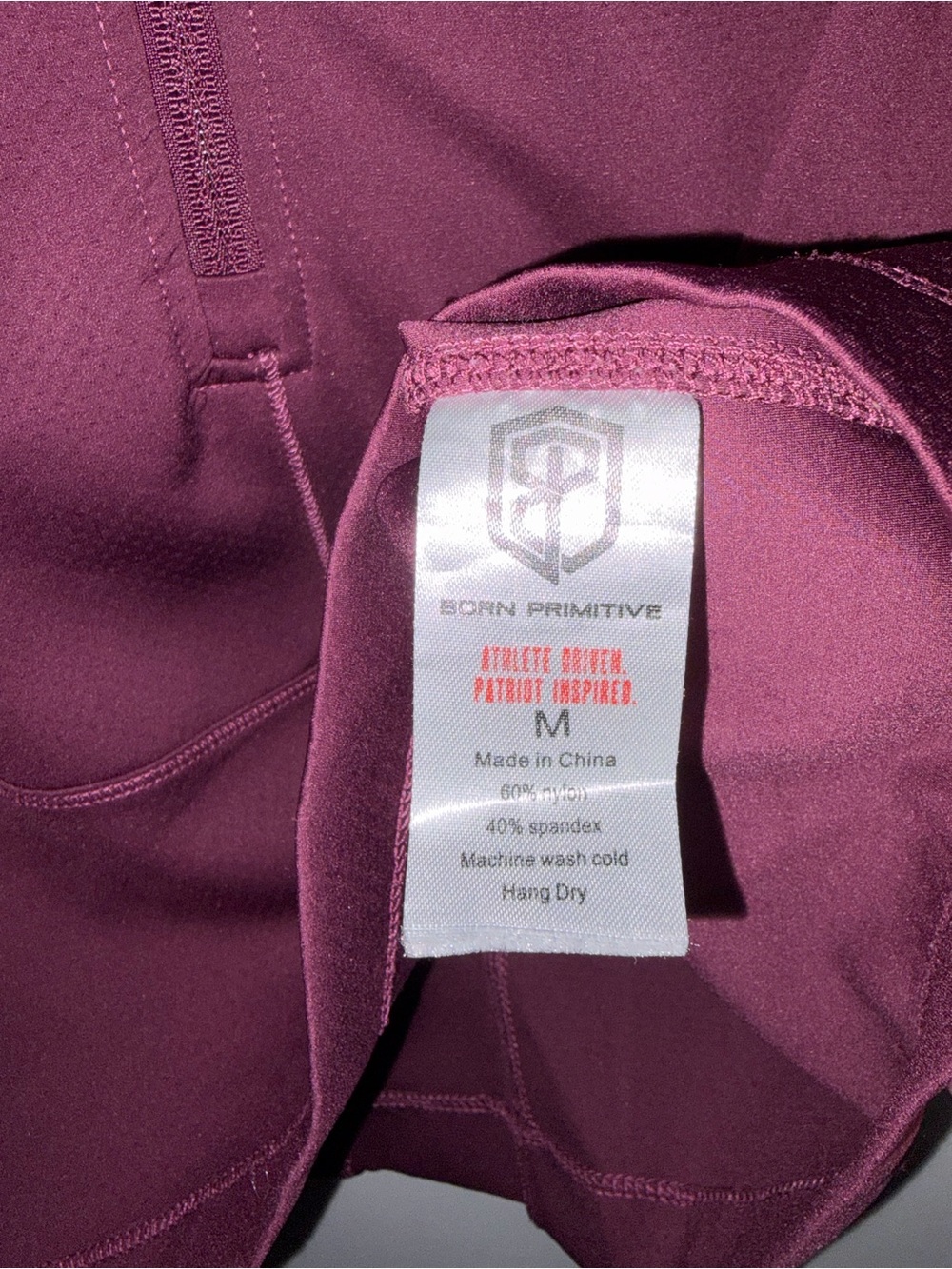 Born Primitive Convertible Pullover in a Dark Pink/Merlot Women’s Size Medium - Picture 4 of 5
